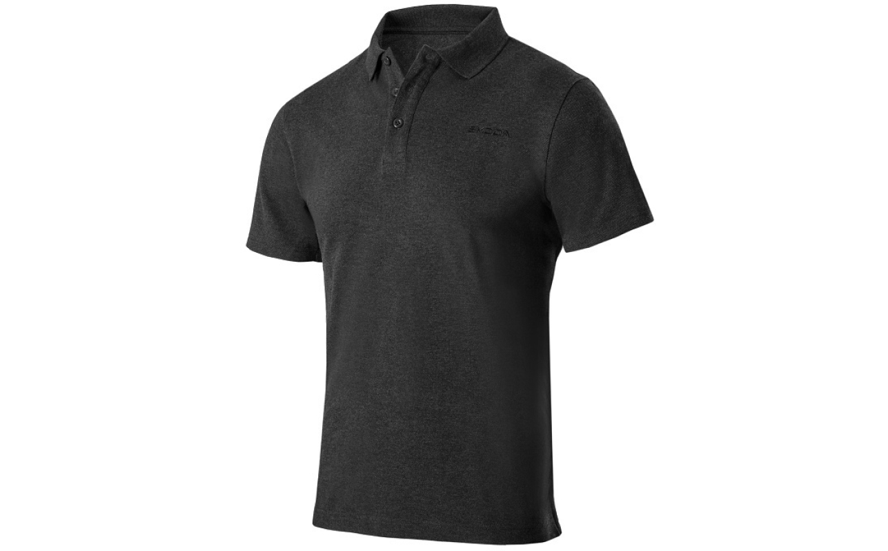 Herren Poloshirt Anthrazit